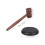 2Ensembles Maillets De Tribunal En Bois Avec Base Pour Collection 10