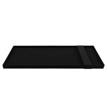 Black Metal Table Projector Stand Tray for Home Laptop Tablet Use
