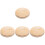 8Pièces Panneaux Rond Bois Clair Annonce - 4