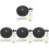 4Sets Iron Ceiling Canopy Plate for Home Pendant Light Fixture 4