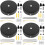 4Sets Iron Ceiling Canopy Plate for Home Pendant Light Fixture 6