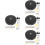 4Sets Iron Ceiling Canopy Plate for Home Pendant Light Fixture 7