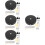 4Sets Iron Ceiling Canopy Plate for Home Pendant Light Fixture 8