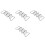 4Pcs Stainless Steel Black Taco Racks for Hard Soft Shells Home Use 4
