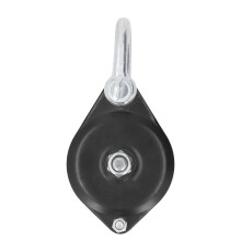 Sailboat Lifting Pulley 0.4T Alloy Steel Swivel Hook Marine Heavy Duty Pulley