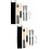 2Sets Multi-Purpose Drum Kit Stick Set with Wire Brush and Tuning Keys 7