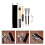 2Sets Multi-Purpose Drum Kit Stick Set with Wire Brush and Tuning Keys 8