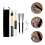 2Sets Multi-Purpose Drum Kit Stick Set with Wire Brush and Tuning Keys 10