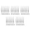 30Pcs Silver Precision Craft Tweezers for Beading and Model Making 4