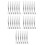 30Pcs Silver Precision Craft Tweezers for Beading and Model Making 6