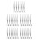 30Pcs Silver Precision Craft Tweezers for Beading and Model Making 7