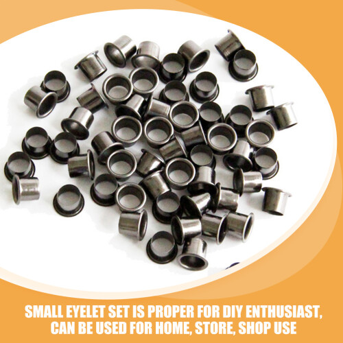 1Set Durable Metal Grommet Eyelet Set with Tool for DIY Craft Projects 2