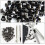 1Set Durable Metal Grommet Eyelet Set with Tool for DIY Craft Projects 4