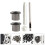 1Set Durable Metal Grommet Eyelet Set with Tool for DIY Craft Projects 8