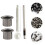 1Set Durable Metal Grommet Eyelet Set with Tool for DIY Craft Projects 10