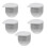 10Pcs Refining Nickel Crucible Silver Lab Melting and Casting Cup 10