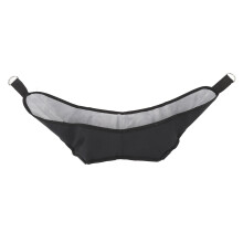 Cintura di trazione cervicale per il collo 1,5 m in pelle PU cinturino di fissaggio nero