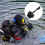 Threaded Aluminum Alloy Scuba Tank Valve Cap Black Dust Protector 10