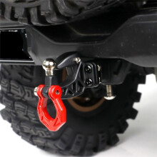 Gancio di Traino per Paraurti Posteriore In Metallo, Gancio di Traino per Auto Cingolate RC 1/8 1/10, Parti di Aggiornamento Axial SCX10 TRX4 D90 A