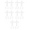 50Pcs Plastic Cross Stitch Canvas Sheets White Grid for DIY Embroidery 4