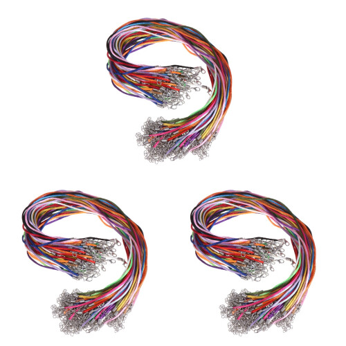 180Pcs Necklace Cord for DIY Crafting with Clasp Assorted 1