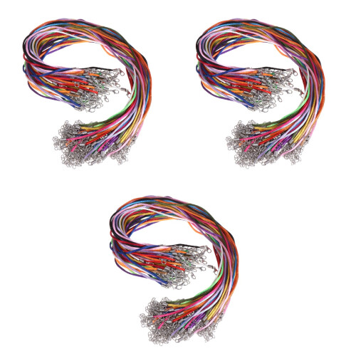 180Pcs Necklace Cord for DIY Crafting with Clasp Assorted 2