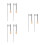 6Pcs Clay Glaze Blower Portable Stainless Sprayer 5
