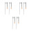 6Pcs Clay Glaze Blower Portable Stainless Sprayer 10