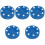 5Pcs Lightweight Blue Roller Hockey Puck Game Training Accessory 3