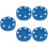 5Pcs Lightweight Blue Roller Hockey Puck Game Training Accessory 4