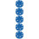 5Pcs Lightweight Blue Roller Hockey Puck Game Training Accessory 6
