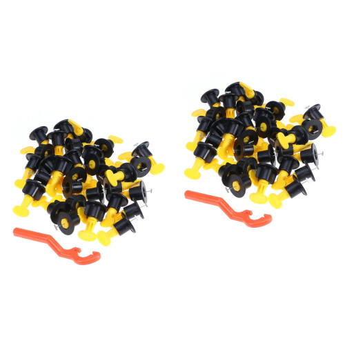 100Sets Tile Levelers for Home Use Assorted Color Alignment Spacers 2
