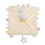 Baby Teething Blanket White Durable Down Cotton Toy 9