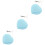3Pcs Lightweight Sky-Blue Screen and Eyeglass Cleaner with Rope 7