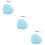 3Pcs Lightweight Sky-Blue Screen and Eyeglass Cleaner with Rope 11