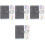 4Pcs Budget Binder with Zipper Envelopes Assorted Color Office Planner 3
