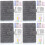 4Pcs Budget Binder with Zipper Envelopes Assorted Color Office Planner 5