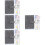 4Pcs Budget Binder with Zipper Envelopes Assorted Color Office Planner 7