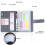 4Pcs Budget Binder with Zipper Envelopes Assorted Color Office Planner 9
