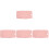 4Pcs Comfortable Pink Massage Sheets Washable Spa Couch Covers 4