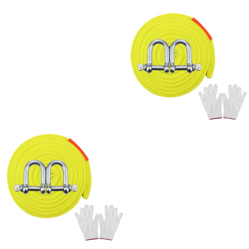 2Ensembles Pour Treuil Nylon Durable Crochet Forgé 2