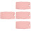 4Pcs Comfortable Pink Massage Sheets Washable Spa Couch Covers 8