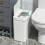 Intelligenter Badezimmer-Mülleimer, Elektronischer Mülleimer, Weiß, Schmal, Intelligenter Sensor-Mülleimer,  Home 5