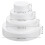 8Pcs White Foam Cake Dummies for Reusable Cake Decorating and Display 2