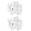 4Pcs Premium Silver Flower Arrangement Cage Mesh Floral Fixing Tools 2