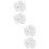 4Pcs Premium Silver Flower Arrangement Cage Mesh Floral Fixing Tools 8