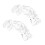 4Pcs Premium Silver Flower Arrangement Cage Mesh Floral Fixing Tools 11