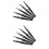 10Pcs Durable Black Anti-Static Ceramic Precision Tweezers for Coils 6