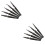 10Pcs Durable Black Anti-Static Ceramic Precision Tweezers for Coils 7