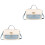2Sets DIY PU Leren Tas Accessoires Kit Beige Grote Capaciteit 3